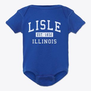 Lisle Illinois Classic Established Baby Onesie
