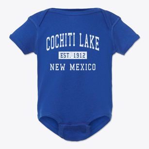 Cochiti Lake New Mexico Classic Established Baby Onesie