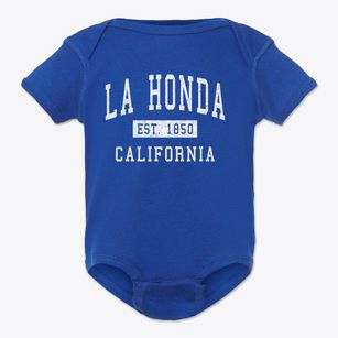 La Honda California Classic Established Baby Onesie