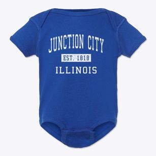 Junction City Illinois Classic Established Baby Onesie