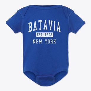 Batavia New York Classic Established Baby Onesie