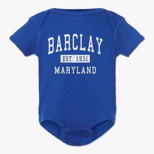 Barclay Maryland Classic Established Baby Onesie