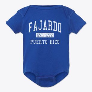 Fajardo Puerto Rico Classic Established Baby Onesie