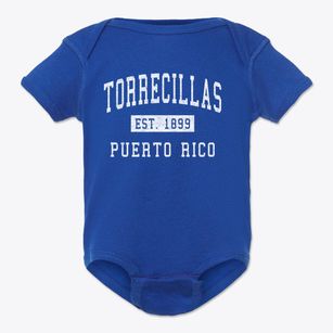 Torrecillas Puerto Rico Classic Established Baby Onesie