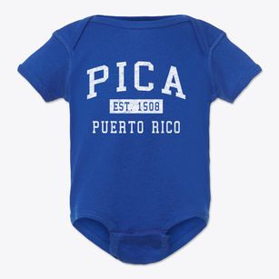 Pica Puerto Rico Classic Established Baby Onesie