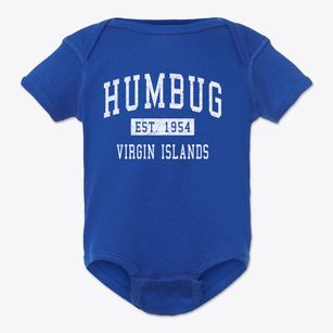 Humbug Virgin Islands Classic Established Baby Onesie