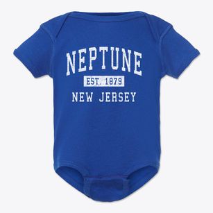 Neptune New Jersey Classic Established Baby Onesie
