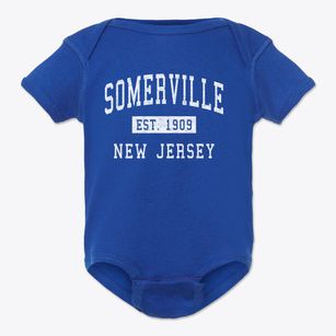 Somerville New Jersey Classic Established Baby Onesie