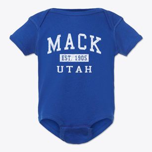 Mack Utah Classic Established Baby Onesie