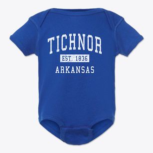 Tichnor Arkansas Classic Established Baby Onesie