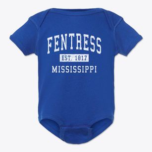 Fentress Mississippi Classic Established Baby Onesie