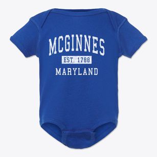 Mcginnes Maryland Classic Established Baby Onesie