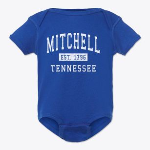 Mitchell Tennessee Classic Established Baby Onesie