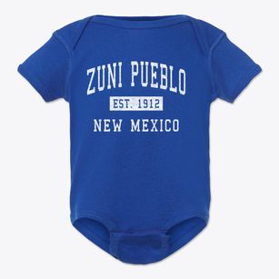 Zuni Pueblo New Mexico Classic Established Baby Onesie