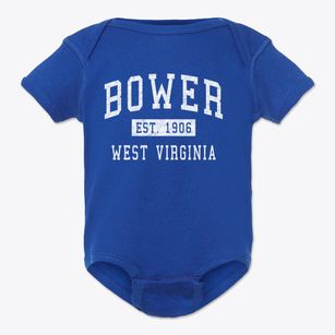 Bower West Virginia Classic Established Baby Onesie