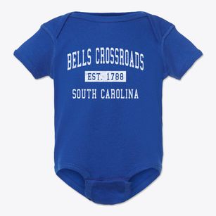 Bells Crossroads South Carolina Classic Established Baby Onesie