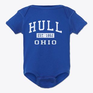 Hull Ohio Classic Established Baby Onesie
