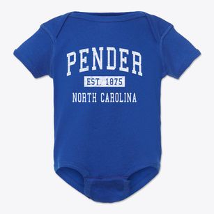 Pender North Carolina Classic Established Baby Onesie