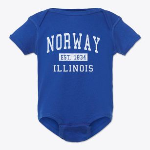 Norway Illinois Classic Established Baby Onesie