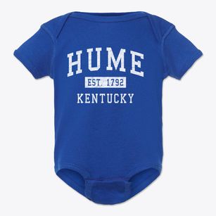 Hume Kentucky Classic Established Baby Onesie