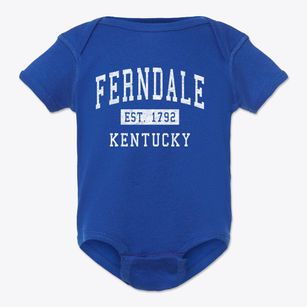 Ferndale Kentucky Classic Established Baby Onesie