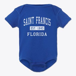 Saint Francis Florida Classic Established Baby Onesie