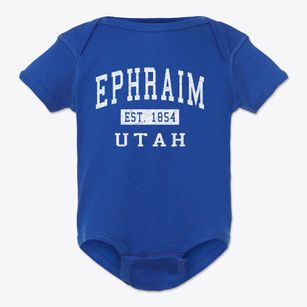 Ephraim Utah Classic Established Baby Onesie