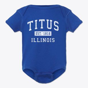 Titus Illinois Classic Established Baby Onesie