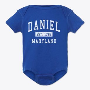 Daniel Maryland Classic Established Baby Onesie