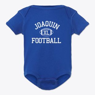 Joaquin High School Classic Football Baby Onesie