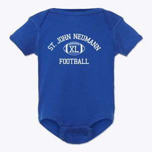 St. John Neumann Classic Football Baby Onesie