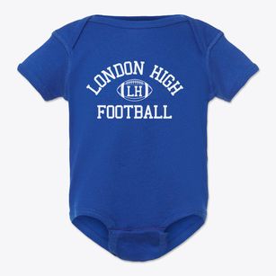 London High Classic Football Baby Onesie
