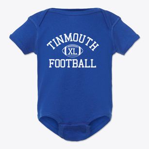 Tinmouth Center School Classic Football Baby Onesie