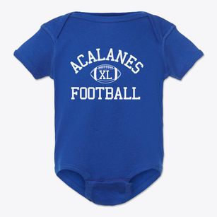 Acalanes High School Classic Football Baby Onesie