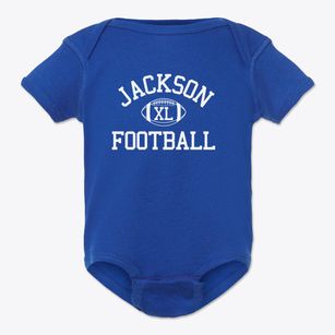 Miami Jackson High School Classic Football Baby Onesie