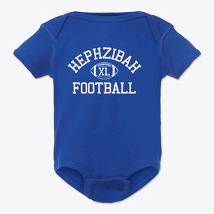 Hephzibah Children's Home Classic Football Baby Onesie