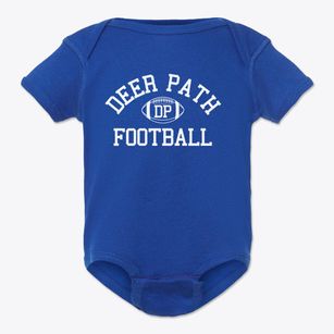 Deer Path Junior High School Classic Football Baby Onesie