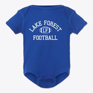 Lake Forest High School Classic Football Baby Onesie