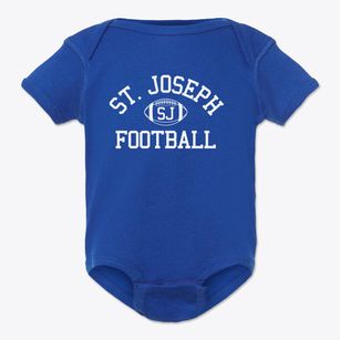 Saint Joseph School Classic Football Baby Onesie