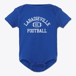 Labadieville Primary School Classic Football Baby Onesie