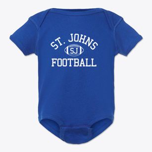 St. Johns High School Classic Football Baby Onesie