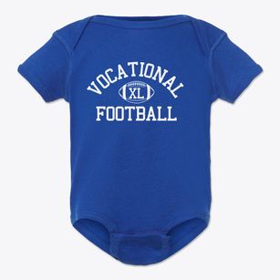 Vocational High School Classic Football Baby Onesie