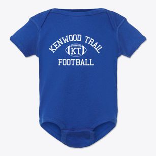 Kenwood Trail Junior High School Classic Football Baby Onesie