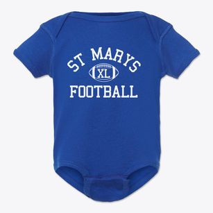 St Mary's Of Ostrabrama Classic Football Baby Onesie