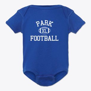 The Park School Of Buffalo Classic Football Baby Onesie