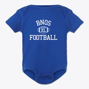 Bnos Israel Girls School Classic Football Baby Onesie