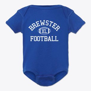 Brewster High School Classic Football Baby Onesie