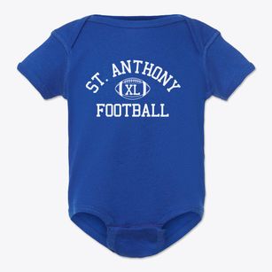 St. Anthony Of Padua School Classic Football Baby Onesie