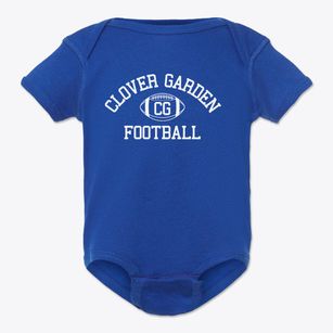 Clover Garden Charter School Classic Football Baby Onesie