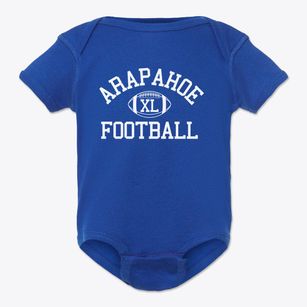 Arapahoe Charter School Classic Football Baby Onesie